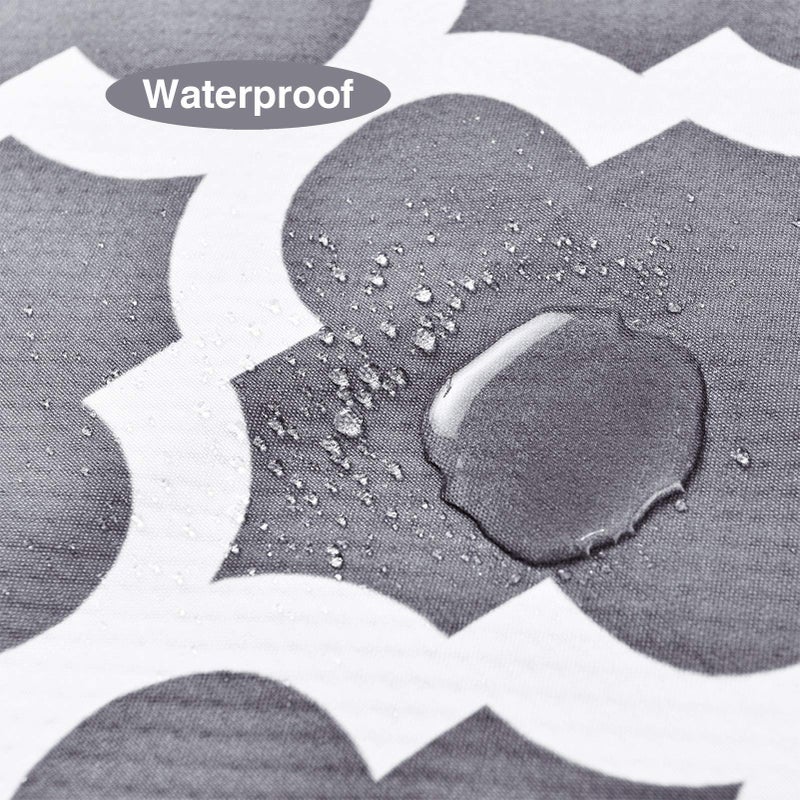 CLCROBD Round Splat Mat for Under High Chair/Arts/Crafts by CLCROBD, 53" Baby Anti-Slip Food Splash and Spill Mat for Eating Mess, Waterproof Floor Protector and Table Cloth (Round Lattice) - Image 4